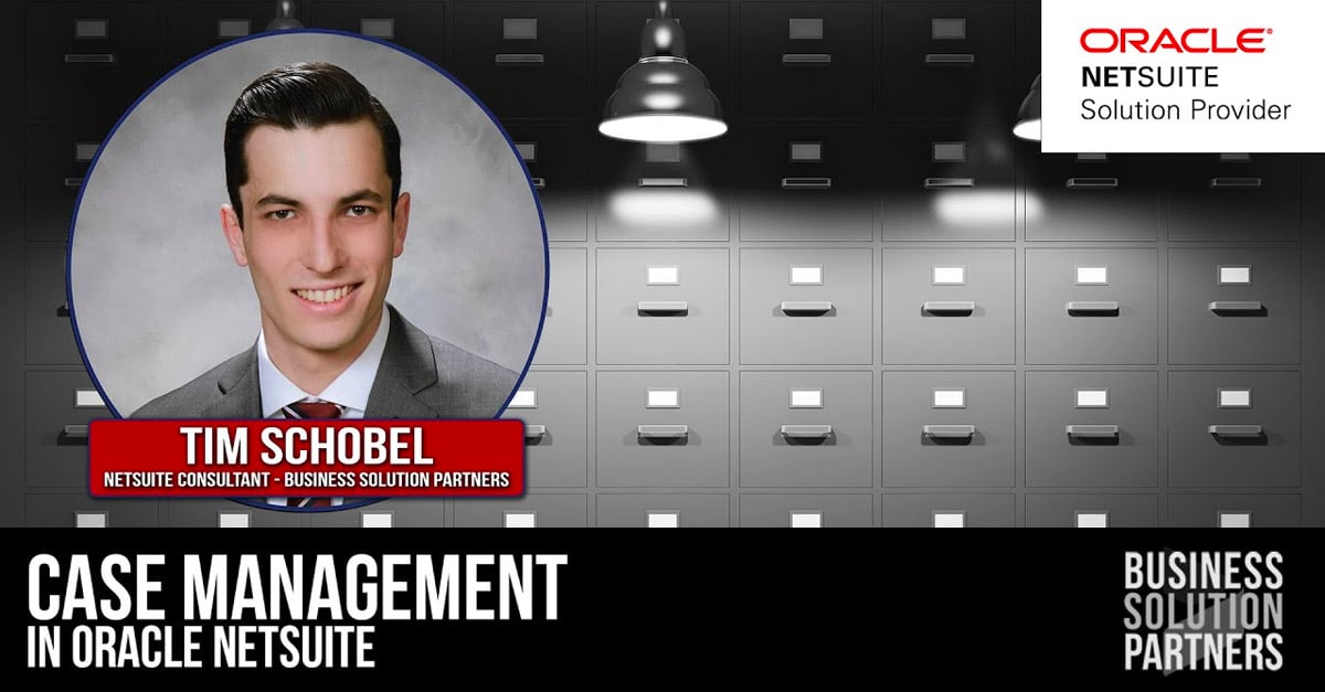 Netsuite Video Tutorial Exploring Netsuite Case Management